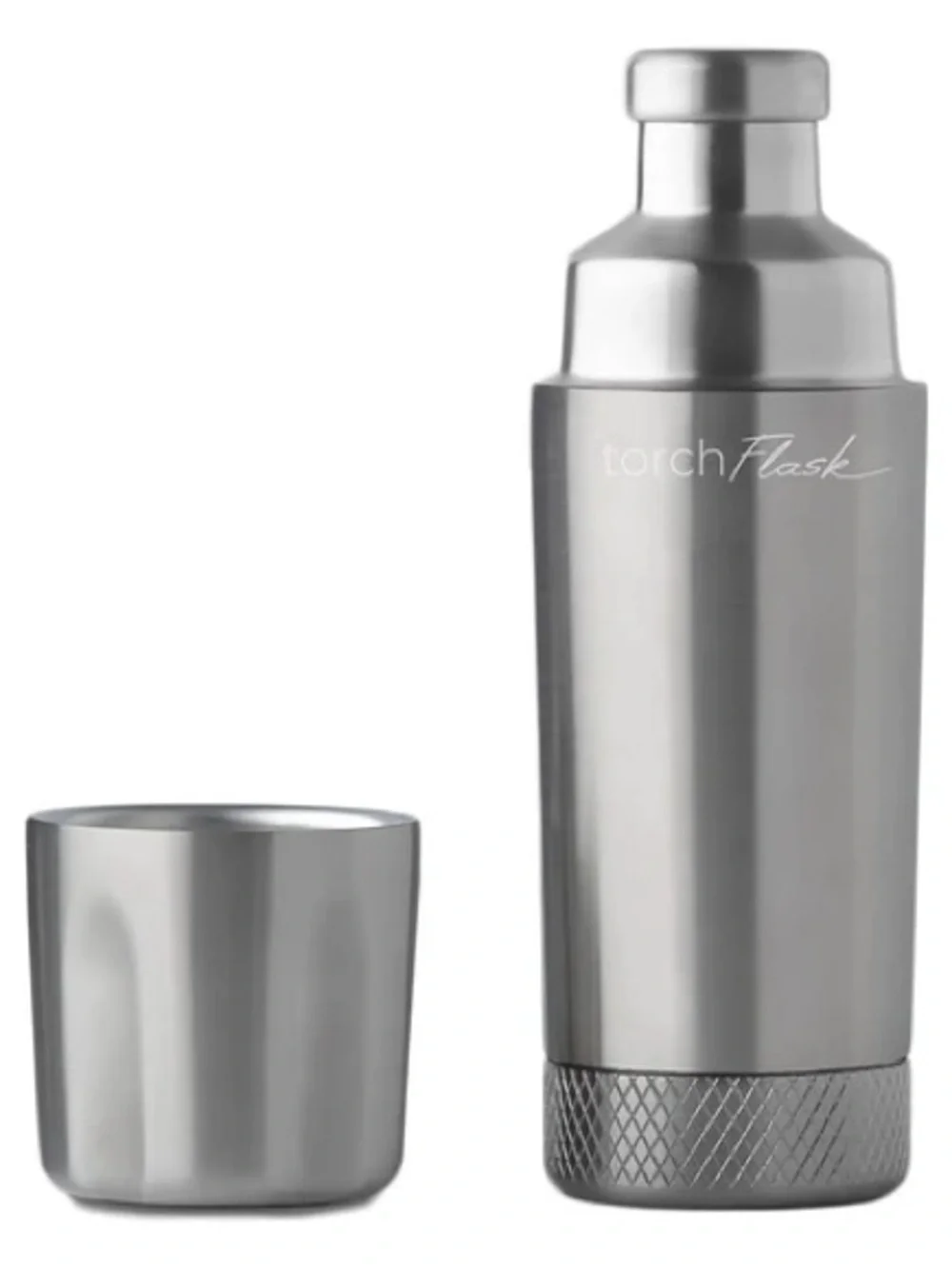 High Camp Torch Flask Special Edition, Classic Stainless Steel , 6oz Brand New.